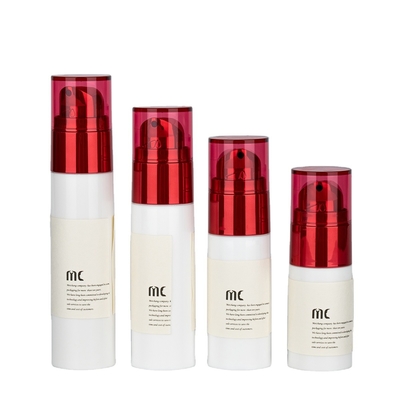 Capacidade 20 ml 30 ml 40 ml 50 ml SPRAYER PUMPA garrafa sem ar para embalagens de cuidados da pele