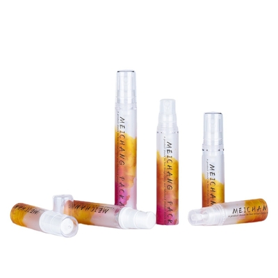 Embalagem para cuidados com a pele de 5 ml e 10 ml AS Botão de bomba sem ar de forma redonda de plástico
