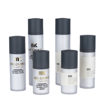15ml 30ml 50ml Cuidados com a pele Twist Acrílico Bottle de bomba sem ar Design de luxo Personalizável