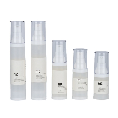10 ml 15 ml 30 ml 40 ml 50 ml Botão de bomba de plástico sem ar para Creme Facial Creme Ocular Loção