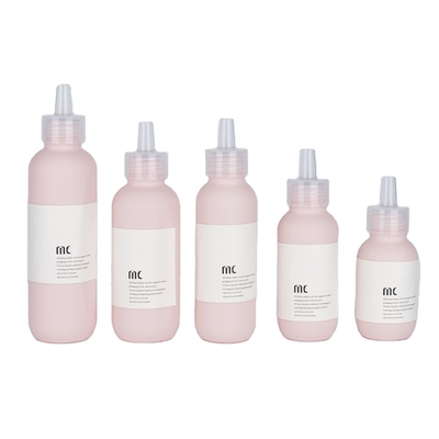 60 ml 80 ml 100 ml 120 ml 150 ml frasco de gotas de compressão em HDPE para cuidados com o cabelo e loção corporal