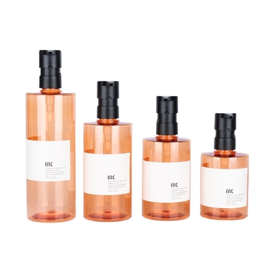 200 ml 250 ml 300 ml 400 ml garrafas de shampoo em material PCR/PET com impressão personalizada