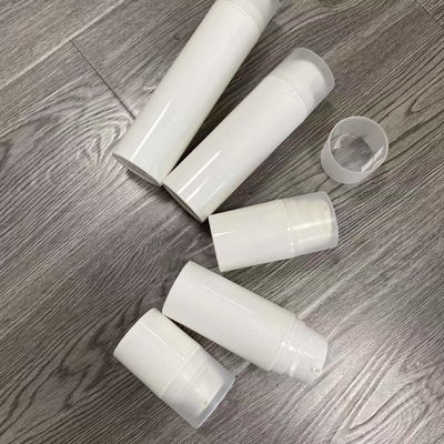 30 ml 50 ml 100 ml 120 ml 150 ml 200 ml Botão de bomba de plástico sem ar para cosméticos de plástico PP