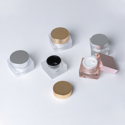 Limpeza facial 5g 15g recipiente acrílico frascos de luxo para cosméticos frasco de creme para os olhos