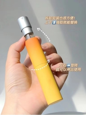 Desenho Econômico Custom 8ml Alumínio Twist Spray Flask para Perfumes e Mouth Fresh