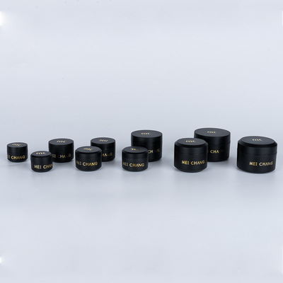 Cosméticos Industriais frasco de plástico PP com tampa de parafuso 5ml 10ml 15ml 30ml 50ml Cor redonda