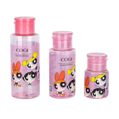 200 ml 500 ml PET de luxo embalagem de cuidados com a pele Polonês de unhas Remover de bomba Dispensador de garrafa