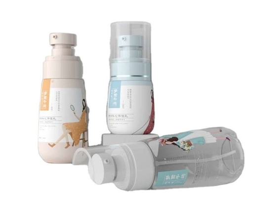 SPRAYER DE BUMPA Tipo de vedação 30ml 60ml 80ml 100ml PET Botão de spray cosmético para perfume de névoa de protetor solar