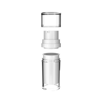 30 ml 50 ml Capacidade de frasco interno duplo Emulsão de luxo sem ar com tampa de parafuso MS