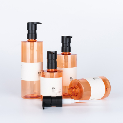 200 ml 250 ml 300 ml 400 ml PET PP Shampoo Flask com pulverizador de bomba e serigrafia