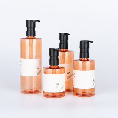 200 ml 250 ml 300 ml 400 ml PET PP Shampoo Flask com pulverizador de bomba e serigrafia