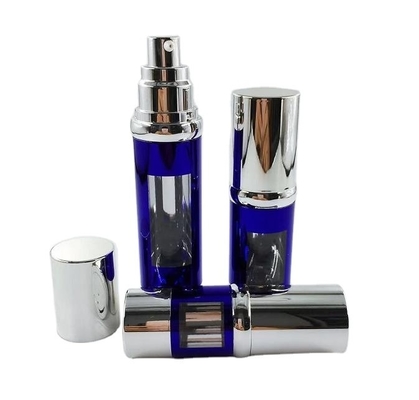 15 ml 30 ml 50 ml frasco de loção de bomba sem ar em qualquer cor para embalagens cosméticas