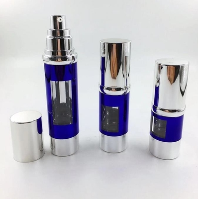 15 ml 30 ml 50 ml frasco de loção de bomba sem ar em qualquer cor para embalagens cosméticas