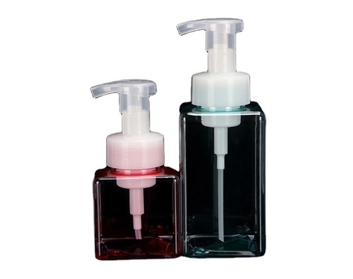 450ml Quadrado Impressão de tela PET garrafa vazia para embalagem cosmética Sabão líquido