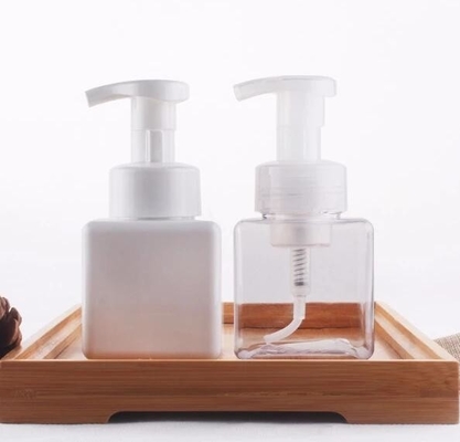 450ml Quadrado Impressão de tela PET garrafa vazia para embalagem cosmética Sabão líquido