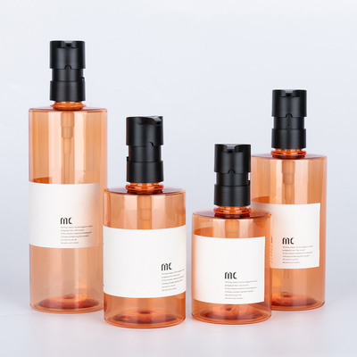 200 ml 250 ml 300 ml 400 ml Botão de plástico PET Shampoo Botão Redondo Botão com Bomba de Loção