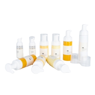 PETG garrafas de espuma de plástico em 60ml 100ml 150ml 200ml 240ml 500ml para cosméticos de cuidados com a pele