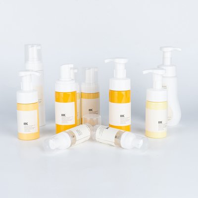 PETG garrafas de espuma de plástico em 60ml 100ml 150ml 200ml 240ml 500ml para cosméticos de cuidados com a pele