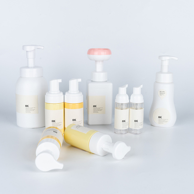 PETG garrafas de espuma de plástico em 60ml 100ml 150ml 200ml 240ml 500ml para cosméticos de cuidados com a pele