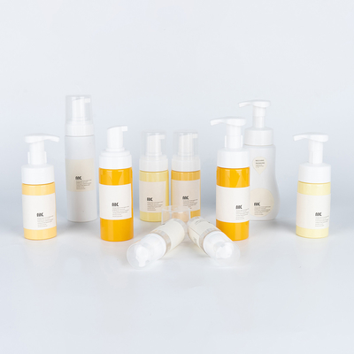 PETG garrafas de espuma de plástico em 60ml 100ml 150ml 200ml 240ml 500ml para cosméticos de cuidados com a pele
