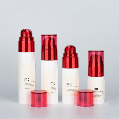 Capacidade 20 ml 30 ml 40 ml 50 ml SPRAYER PUMPA garrafa sem ar para embalagens de cuidados da pele