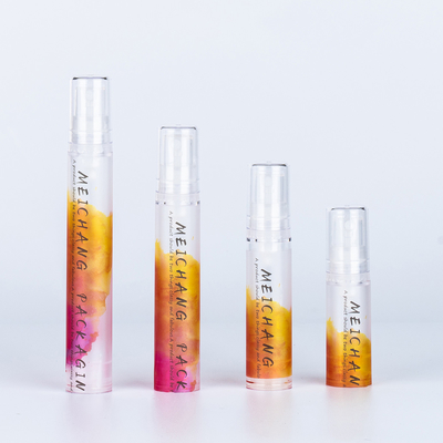 AS Material base 5 ml 10 ml 12 ml 15 ml Serum transparente, bomba de loção sem ar, frasco com tampa