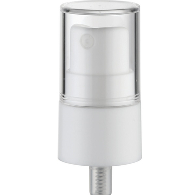 Grande quantidade de 20/410 24/410 Branco PP bomba de plástico dispensador de creme para cuidados cosméticos