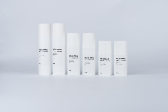15ML 30ML 50ML Bomba de Loção sem Ar Branca Matte 0.25ml Discharge Rate Pp Sprayer