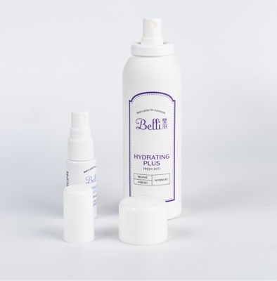 Material do colar PET 15ml 30ml 150ml Cosmético Sprayer de Neblina Fina PET Botão de Meichang