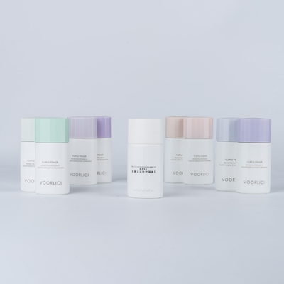 Logotipo do cliente aceitável 30ml 50ml embalagem de creme de proteção solar em plástico suave HDPE