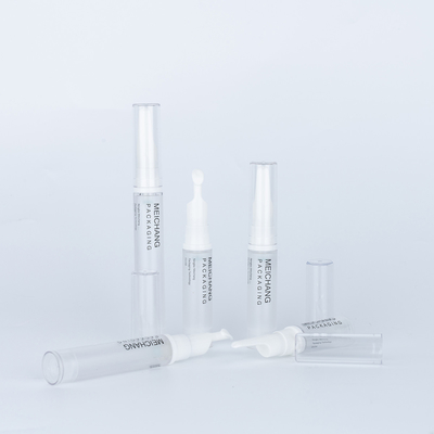 Creme de soro para os olhos Bottle de bomba sem ar com cabeça de massagem Loção de bomba de cosméticos Embalagem 5ml PP