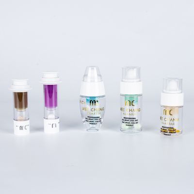 Taxa de descarga 0.25ml Gouache Misturador de gotas de frasco para o tónico de soro essencial PETG