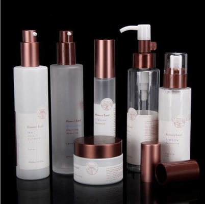 Seros e cremes para cuidados com a pele frascos de 40g recipientes cosméticos de luxo com material plástico PP
