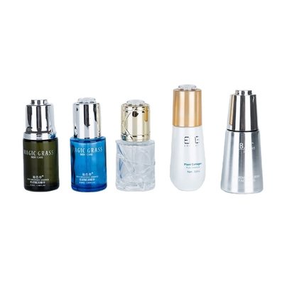 Garrafa rotativa de vidro de 30 ml para soro e essência de shampoo de grande capacidade
