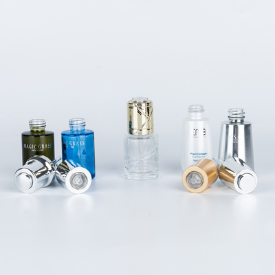 Garrafa rotativa de vidro de 30 ml para soro e essência de shampoo de grande capacidade