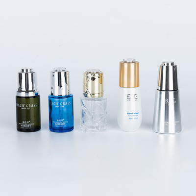 Garrafa rotativa de vidro de 30 ml para soro e essência de shampoo de grande capacidade