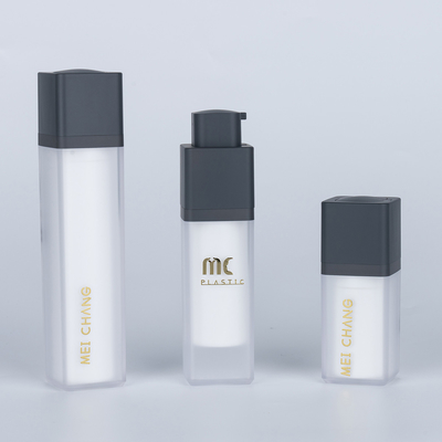 Botão de bomba de loção acrílica para cuidados com a pele 15ml 30ml 50ml