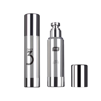 Botão de bomba sem ar cosmético 80ml 100ml Capacidade para garrafas de soro ecológico