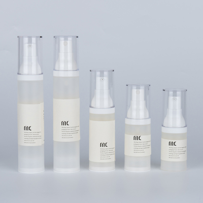 10 ml 15 ml 30 ml 40 ml 50 ml Botão de bomba de plástico sem ar para Creme Facial Creme Ocular Loção