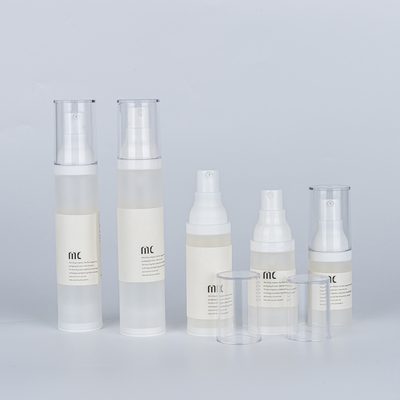 10 ml 15 ml 30 ml 40 ml 50 ml Botão de bomba de plástico sem ar para Creme Facial Creme Ocular Loção