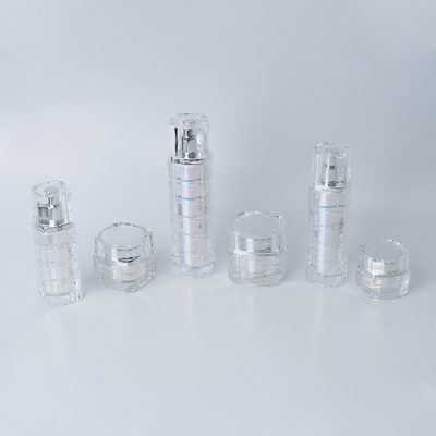 30g 50g 15g 50ml 30ml 100ml 120ml Cap acrílico Cuidado da pele Conjunto de creme frascos de plástico 10000pcs