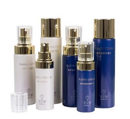 40 ml PET Collar Material Cosmético Botão com tampa acrílica e Luxury Cosmetics embalagem