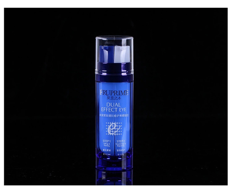Color Cosmetic Airless Bottle 25ml Gravação interna AS Emulsão de luxo de garrafa interna dupla