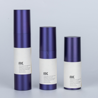 Garrafa de bomba sem ar de cor personalizada de alta qualidade 30 ml 50 ml 100 ml para loção corporal