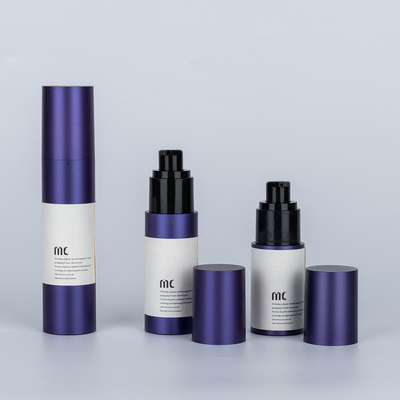Garrafa de bomba sem ar de cor personalizada de alta qualidade 30 ml 50 ml 100 ml para loção corporal