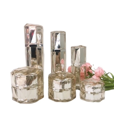 Colar acrílico Luxury Custom Skin Care Set com 15g 30g 50g 30ml 50ml 75ml Capacidade