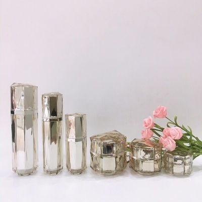 Colar acrílico Luxury Custom Skin Care Set com 15g 30g 50g 30ml 50ml 75ml Capacidade