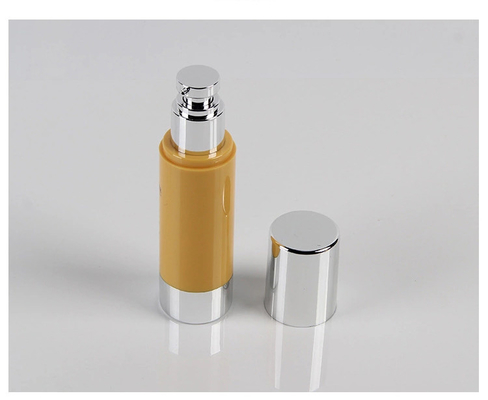 Material do colarinho de plástico 80 ml garrafa de bomba sem ar de 100 ml com taxa de descarga de 0,25 ml