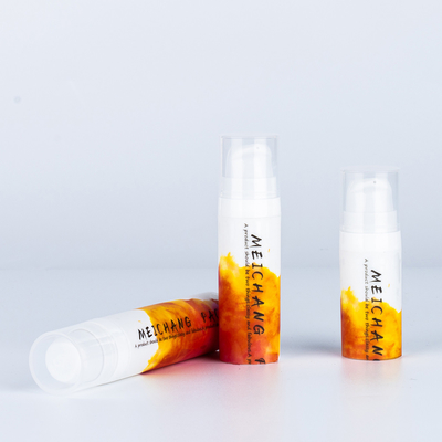5 ml 10 ml 15 ml PP Bottle Airless Lotion Pump Bottle Toner Bottle com tampa Industrial