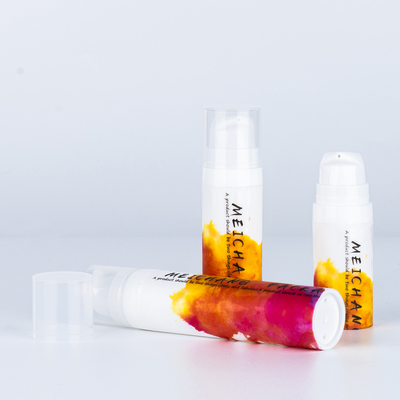 5 ml 10 ml 15 ml PP Bottle Airless Lotion Pump Bottle Toner Bottle com tampa Industrial